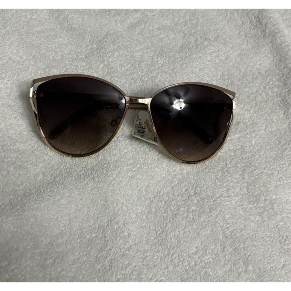 Laundry  LD174  RGDWH Rose Gold White Women's Cat Eye Sunglasses New